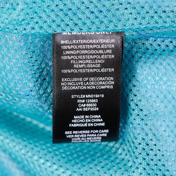 Members Only x Garfield Mens Blue Varsity Bomber Jacket Graphics Size M - Picture 10 of 14